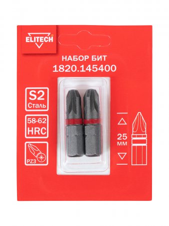 Биты ELITECH 1820.145400 Биты ELITECH 1820.145400