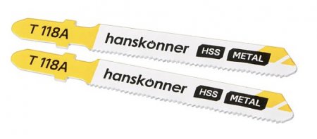 Пилки для лобзика Hanskonner H02-118A