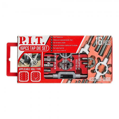 Набор для нарезания резьбы PIT ASET09-016B - Фото 3