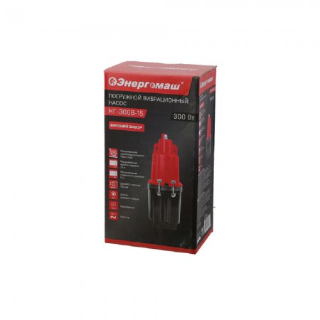 Насос вибрационный погружной Энергомаш НГ-300В-15 - Фото 6 Насос вибрационный погружной Энергомаш НГ-300В-15 - Фото 6