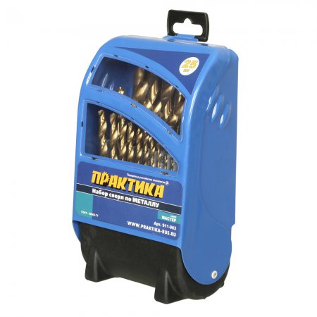 Набор сверл по металлу ПРАКТИКА 911-963 - Фото 1