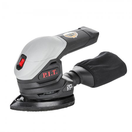 Шлифмашина дельтовидная аккумуляторная PIT PSP20H-140A SOLO без АКБ и ЗУ - Фото 1