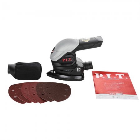 Шлифмашина дельтовидная аккумуляторная PIT PSP20H-140A SOLO без АКБ и ЗУ - Фото 2
