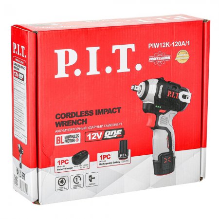 Аккумуляторный гайковерт P.I.T. PIW12K-120A/1 - Фото 3