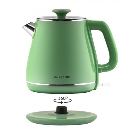 Чайник электрический Galaxy LINE GL 0331 зеленый - Фото 2