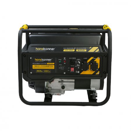 Бензиновый генератор Hanskonner HPG-3500 - Фото 6