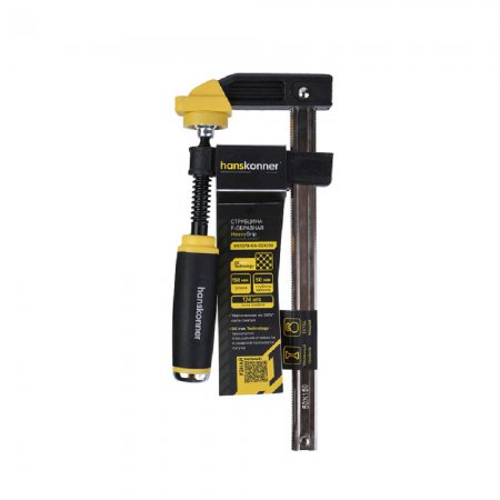 Струбцина F-образная Hanskonner HK1078-06-50X150 - Фото 2 Струбцина F-образная Hanskonner HK1078-06-50X150 - Фото 2