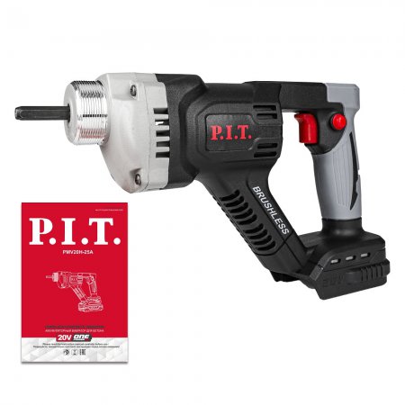 Аккумуляторный вибратор для бетона PIT PMV20H-25A SOLO без АКБ и ЗУ - Фото 2 Аккумуляторный вибратор для бетона PIT PMV20H-25A SOLO без АКБ и ЗУ - Фото 2