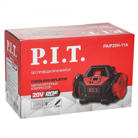 Аккумуляторный компрессор PIT PAIP20H-11A без АКБ и ЗУ - Фото 3