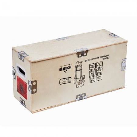 Насос погружной фекальный ELITECH НПФ750 - Фото 6 Насос погружной фекальный ELITECH НПФ750 - Фото 6