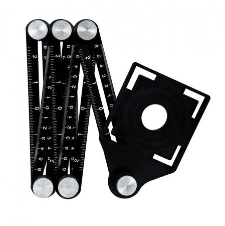 Линейка-шаблон для переноса отверстий на плитку Vertex 3043-6-12  - Фото 1