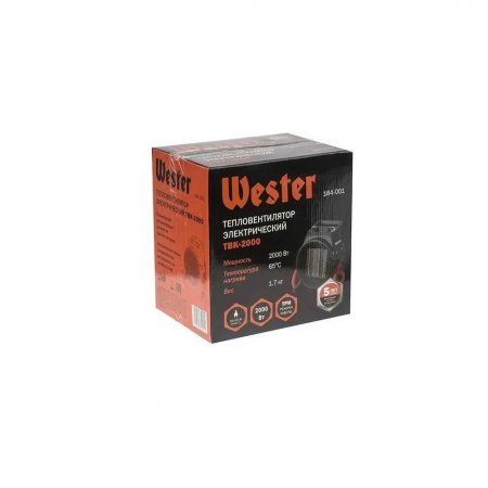 Тепловентилятор электрический WESTER TBK-2000 184-001 - Фото 5