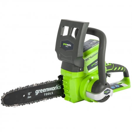 Аккумуляторная цепная пила GREENWORKS G24CS25K2 2000007VB - Фото 1