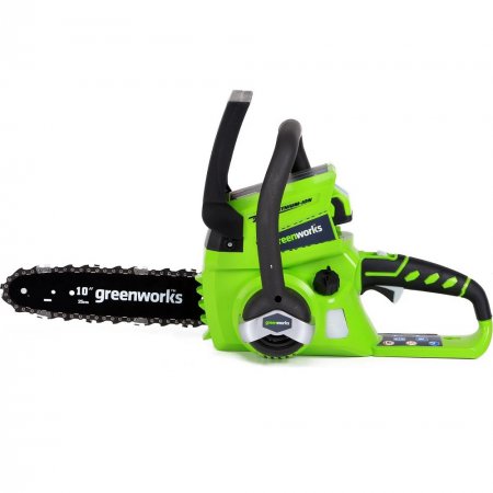 Аккумуляторная цепная пила GREENWORKS G24CS25K2 2000007VB - Фото 4