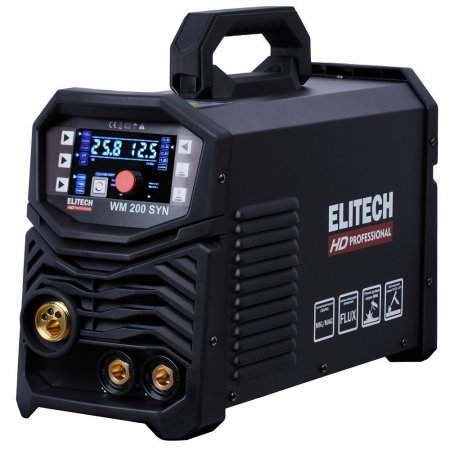 Сварочный полуавтомат Elitech HD WM200SYN + НАКС Сварочный полуавтомат Elitech HD WM200SYN + НАКС