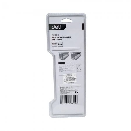 Набор шестигранных ключей DELI DL3089 - Фото 4