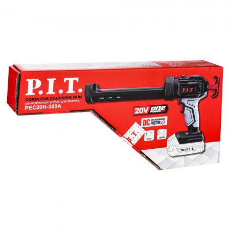 Аккумуляторный пистолет для герметика PIT PEC20H-300A SOLO без АКБ и ЗУ - Фото 3