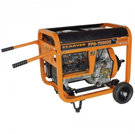Дизельный генератор CARVER PPG -7000DE 01.020.00023 - Фото 3 Дизельный генератор CARVER PPG -7000DE 01.020.00023 - Фото 3