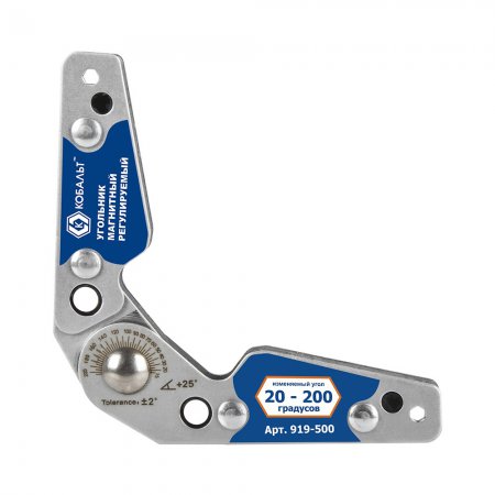 Угольник магнитный КОБАЛЬТ 919-500 - Фото 1