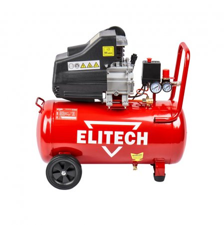 Компрессор коаксиальный масляный Elitech ДМ КМ200/50  - Фото 6 Компрессор коаксиальный масляный Elitech ДМ КМ200/50  - Фото 6