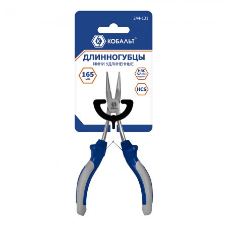 Длинногубцы удлиненные КОБАЛЬТ МИНИ 165 мм 244-131 - Фото 2