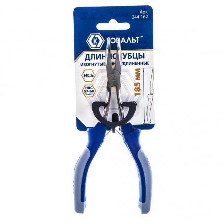 Длинногубцы изогнутые удлиненные КОБАЛЬТ 244-162 - Фото 2