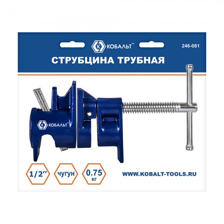 Струбцина трубная КОБАЛЬТ 246-081 - Фото 3