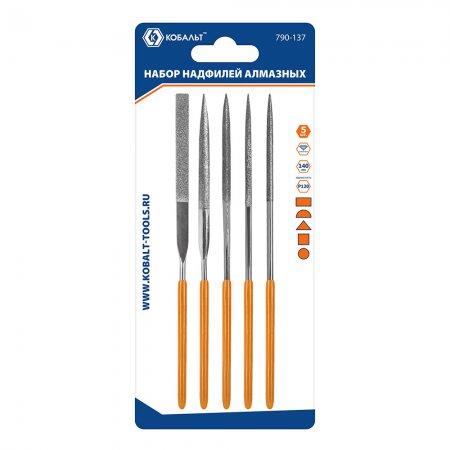 Набор надфилей алмазных КОБАЛЬТ 790-137 - Фото 2