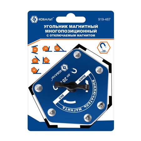 Угольник магнитный КОБАЛЬТ 919-494 - Фото 3