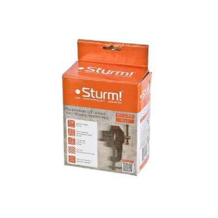 Мини-тиски поворотные STURM 1075-12-060 - Фото 2