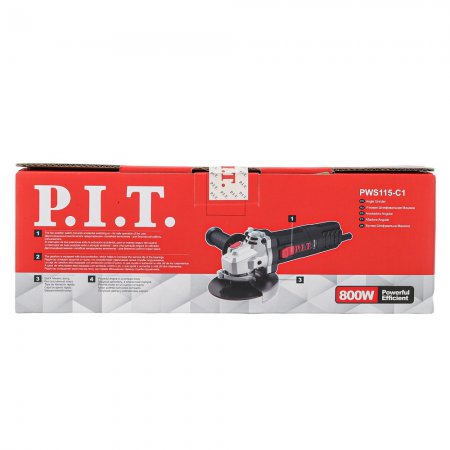 Угловая шлифмашина PIT PWS115-C1 - Фото 11