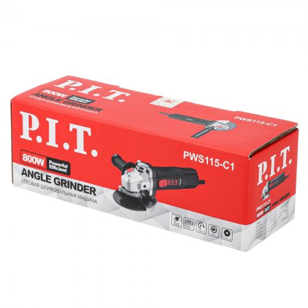 Угловая шлифмашина PIT PWS115-C1 - Фото 12