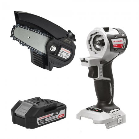 Аккумуляторная пила цепная ИНТЕРСКОЛ ПЦА-4/18ВМ 755.1.3.47 - Фото 2