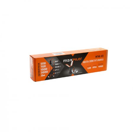 Мачта осветительная аккумуляторная MAXPILER MTWL-03 - Фото 7 Мачта осветительная аккумуляторная MAXPILER MTWL-03 - Фото 7