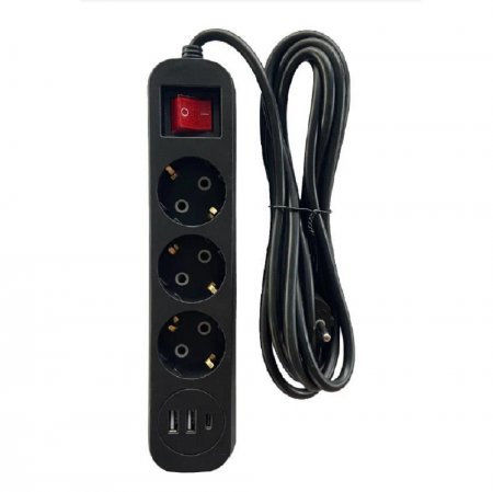 Удлинитель сетевой LIRA LRFI135B Удлинитель сетевой LIRA LRFI135B