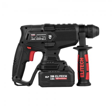 Аккумуляторный перфоратор Elitech HD CRH 2024BL (E2205.035.01) - Фото 7