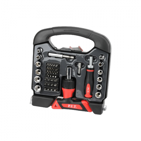 Набор бит и головок с рукоятками P.I.T. HSDR04-0048 - Фото 4 Набор бит и головок с рукоятками P.I.T. HSDR04-0048 - Фото 4