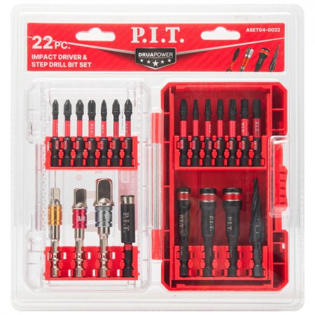 Набор бит и головок P.I.T. ASET04-0022 - Фото 2 Набор бит и головок P.I.T. ASET04-0022 - Фото 2