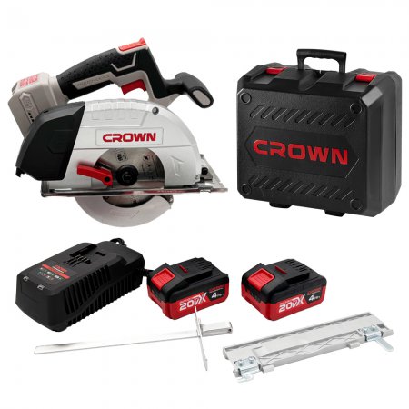 Аккумуляторная пила дисковая CROWN CT25040-150HX-4 BMC - Фото 6 Аккумуляторная пила дисковая CROWN CT25040-150HX-4 BMC - Фото 6