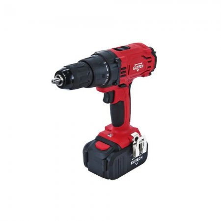 Аккумуляторная дрель+адаптер с фонарем ELITECH ДА 18СЛ2 (E2201.006.02)