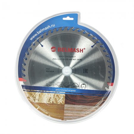 Диск пильный BELMASH 255x3,0/2,0x30 48T RD165A - Фото 2 Диск пильный BELMASH 255x3,0/2,0x30 48T RD165A - Фото 2