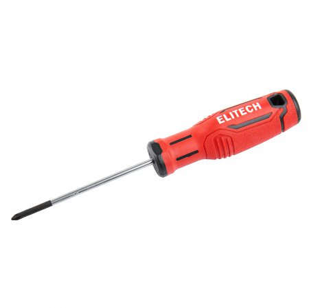 Отвертка крестовая ELITECH PZ0x75мм 211301 - Фото 1 Отвертка крестовая ELITECH PZ0x75мм 211301 - Фото 1