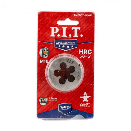 Плашка метрическая P.I.T. AMED07-M1615 - Фото 6 Плашка метрическая P.I.T. AMED07-M1615 - Фото 6