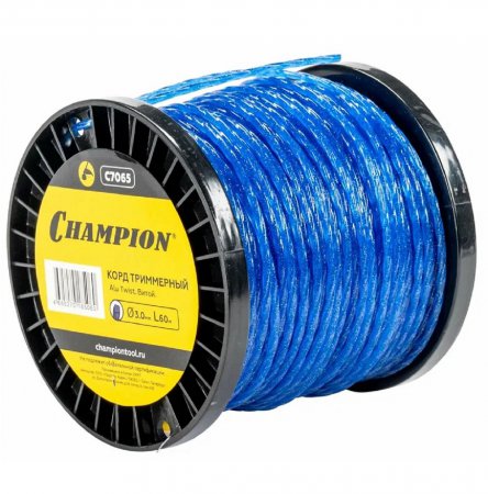 Корд с леской для триммера CHAMPION C7065 - Фото 2 Корд с леской для триммера CHAMPION C7065 - Фото 2