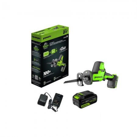 Аккумуляторная пила сабельная GREENWORKS 1200507CUB - Фото 1 Аккумуляторная пила сабельная GREENWORKS 1200507CUB - Фото 1