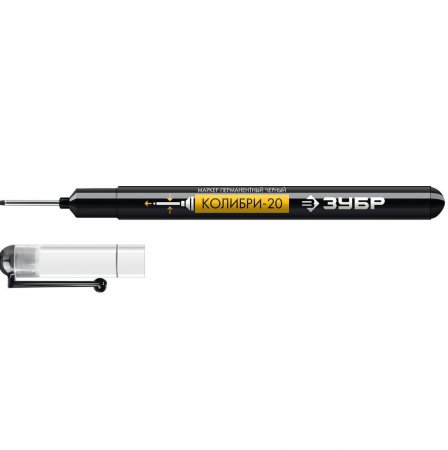 Маркер перманентный черный ЗУБР Колибри-20 06328-2_z01 - Фото 1