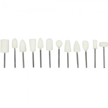 Набор насадок полировальных для гравера VERTEX 0987-1-12 - Фото 1