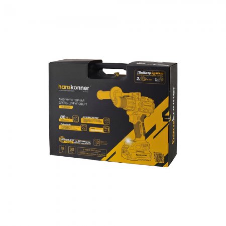 Аккумуляторная дрель Hanskonner HCD2040C - Фото 8 Аккумуляторная дрель Hanskonner HCD2040C - Фото 8
