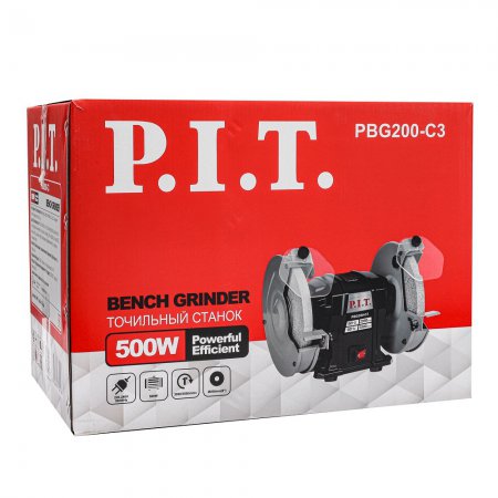 Станок точильный электрический PIT PBG200-C3 - Фото 3