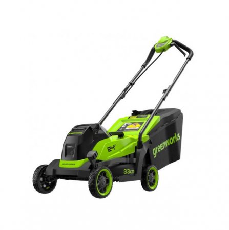 Газонокосилка аккумуляторная GREENWORKS GD24LM331 2520607 без АКБ/ЗУ - Фото 1